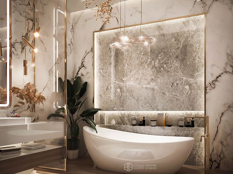Concept interior — proposed bathroom, artist's impression.